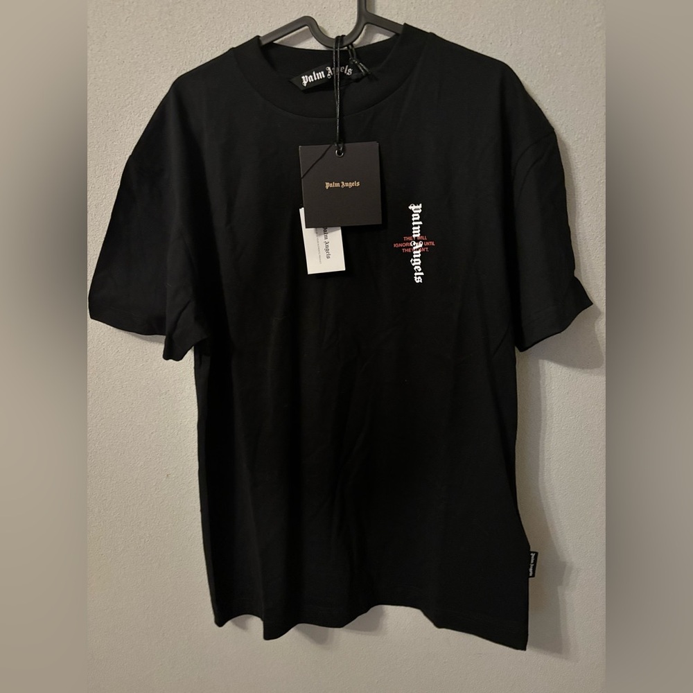 Palm Angels - STATEMENT T-Shirt in Black - NEW